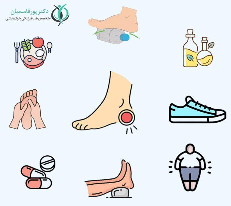 درمان فوری خار پاشنه در منزل