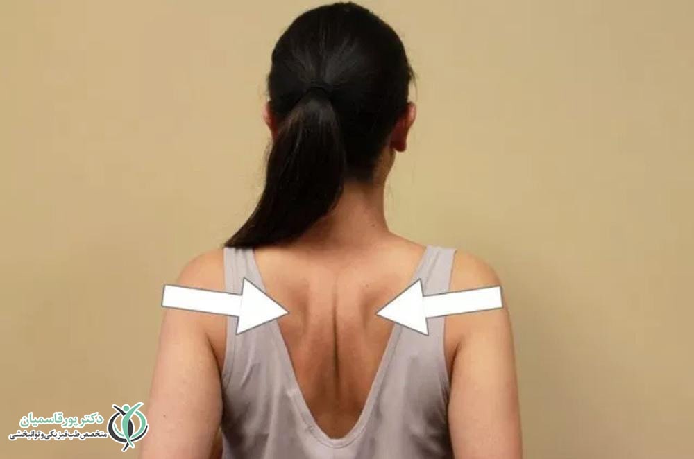 فشار دادن کتف، برای تقویت مفاصل پشت